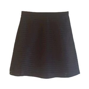 BANANA REPUBLIC - Gorgeous Black Striped Skirt - Size 4